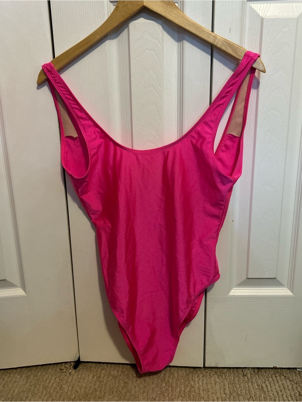One-Piece Swimsuit in Barbie Pink